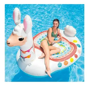 Flotador Para Piscina Mega Llama Island
