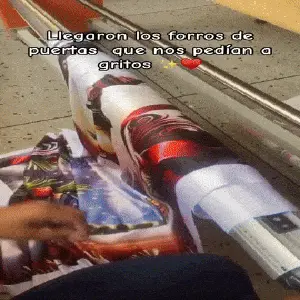 FORRO PROTECTOR PARA PUERTA - NAVIDEÑOS