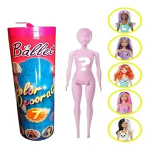 Muñeca Ballet Color Reveal Sorpresa Camb