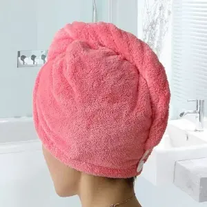 Toalla para cabello de microfibra