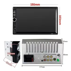 RADIO PANTALLA 2-DIN 7 PULGADAS Y CAMARA
