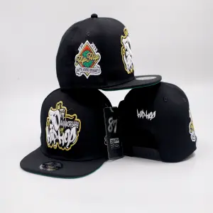 Gorra plana Hip Hop negra