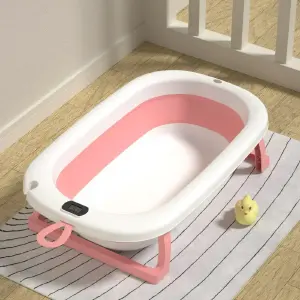 Bañera Tina Plegable Bebé Termometro