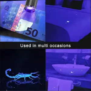LINTERNA LED ULTRAVIOLETA: ¡Descubre el Mundo Invisible! - LINTERNA LED ULTRAVIOLETA
