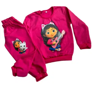 Sudadera gaby niña fucsia