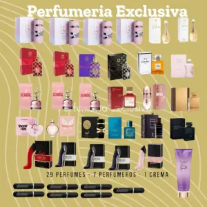 29 perfumes+7 perfuymeros- crema vs