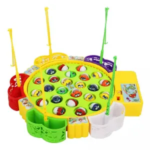 Juego De Pesca Grande Iman Juguete Girat