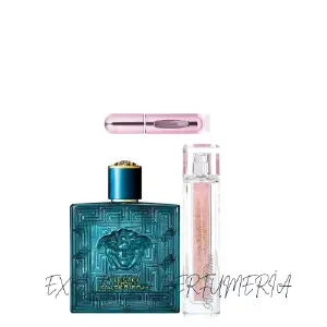 Versace eros+Heiress de Paris+perfumero