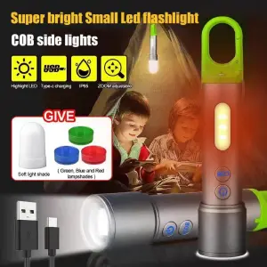 Linterna Led COB 4 En 1 Zoom