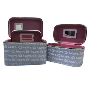 Organizador Maquillaje Neceser X3 Azul