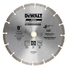Disco Diamantado Segmentado 9" Dw Dewal