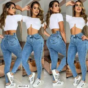 JEANS OCHENTERO CLARO STRECH K4212-2