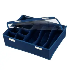 Organizador Tela Ropa Interior 11Div Az