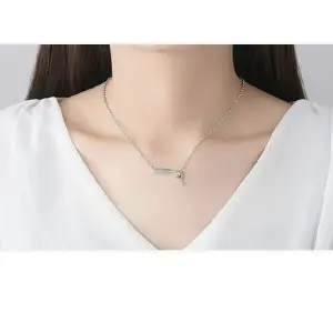Collar Cadena Copa De Vino Corazon