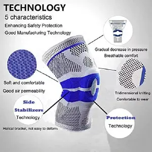 Rodillera deportiva soporte gel