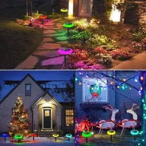Lampara Solar Led Jardin Camino Cesped