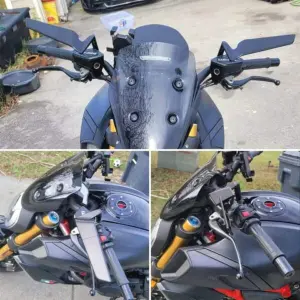 Espejos de Aleron de Lujo para Moto Nake: Elegancia y Estilo en la Carretera - Espejos De Aleron De Lujo Para Moto Nake