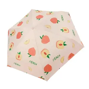 Sombrilla Bolsillo Resistente Peach