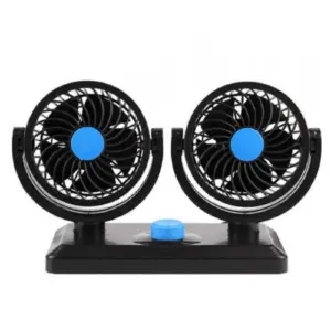 VENTILADOR DOBLE PARA AUTO CONEXION