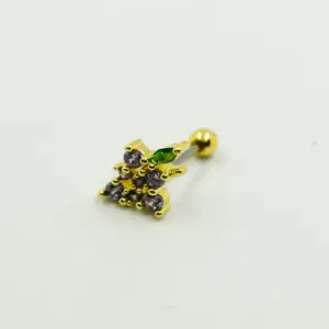 PIERCING DORADO UVAS