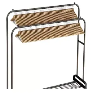 Perchero metálico multifuncional: ¡Organización y estilo en un solo producto! - Perchero metálico multifuncional