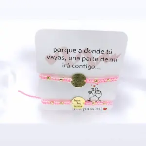 DUO MANILLAS ROSADAS IRE CONTIGO