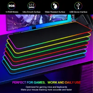 PAD MOUSE BIG LIGHT para teclado LED: Ilumina tu experiencia de juego - PAD MOUSE BIG LIGHT para teclado led