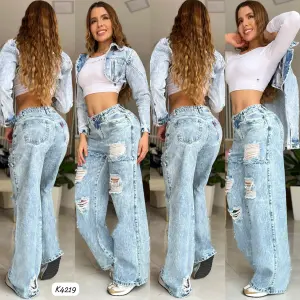 PANT MOM DESTROYER RIGIDO K4219