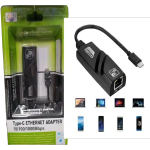 Adaptador Convertidor Tipo C A Lan