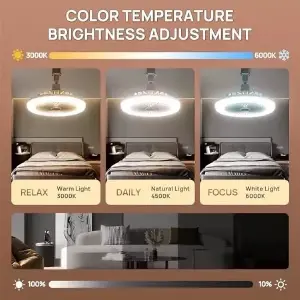 Lampara Ventilador De Techo Con Control