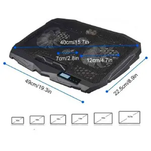BASE REFRIGERANTE 4 VETILADORES S18