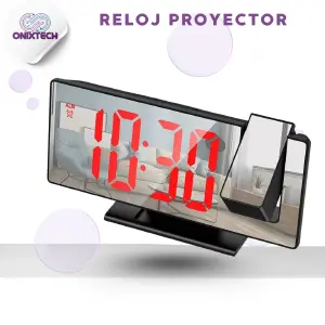 RELOJ PROYECTOR LED