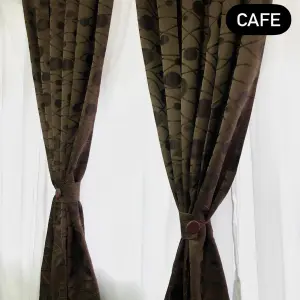 Cortina Jaquard Café De 280cm: Elegancia y Sofisticación para tu Hogar - Cortina Jaquard Cafe De 280cm