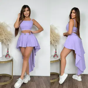 Conjunto falda y blusa COLA PATO