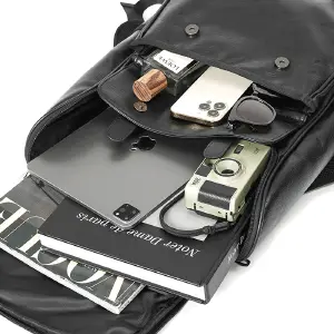 BOLSO MOCHILA CLÁSICA VINTAGE HOMBRE: Estilo atemporal para el hombre moderno - BOLSO MOCHILA CLASICA VINTAGE HOMBRE
