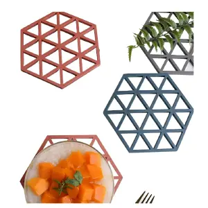 Portavasos Geométrico Antideslizante X 4