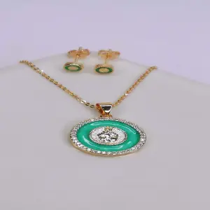 JUEGO DE CADENAS VIRGEN CRISTAL