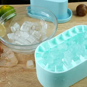 Molde De Silicona Para Cubos De Hielo.