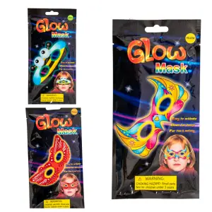 Antifaz Mascara Glow Neón Party Fiesta