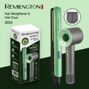 Secador Remilngton+Plancha Aguacate