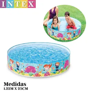 Piscina Rigida Intex Diseño De Oceano