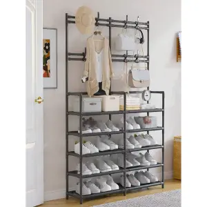 Perchero Y Zapatero Organizador Almacena