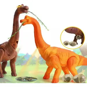Dinosaurio Pone Huevo Movimiento Luces