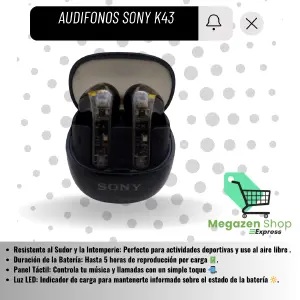 AUDIFONOS SONY K43 INALAMBRICOS