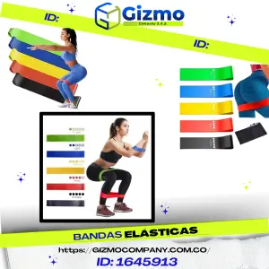 Kit de 5 Bandas Elásticas para Ejercicios: Tu Gimnasio en Casa - Kit 5 Bandas Elasticas Para Ejercicios