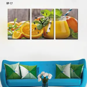 RELOJ PARED ESTILO POLIPTICO 3 PIE RP-17