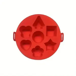 Molde Para Cup cake De 7 Agujeros Molde