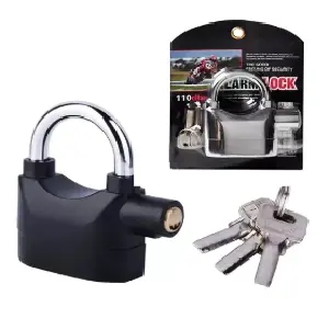 Candado para Moto con Alarma