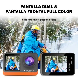 Cámara De Acción Wifi 4K REAL 16Mp AUSEK