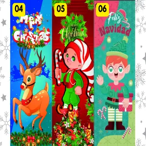 Funda Navideña Para Puerta Diseño